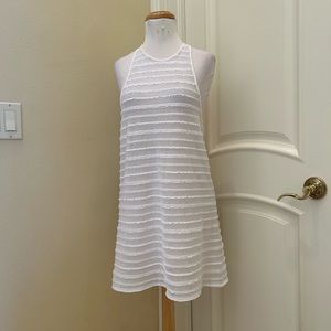 NWOT Victorias Secret white racer back mesh swim coverup